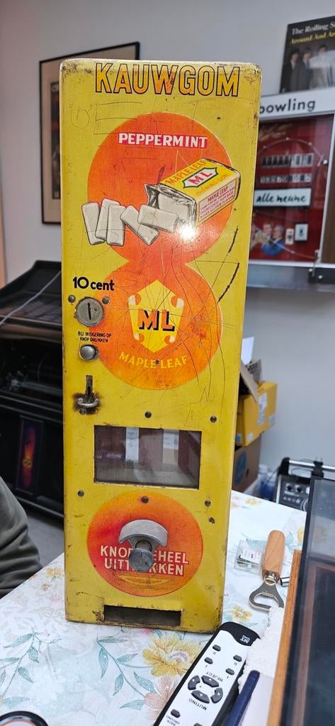 Te koop gevraagd rug plaat voor deze automaat.
en geldbak, Verzamelen, Automaten | Overige, Ophalen of Verzenden, Gebruikt