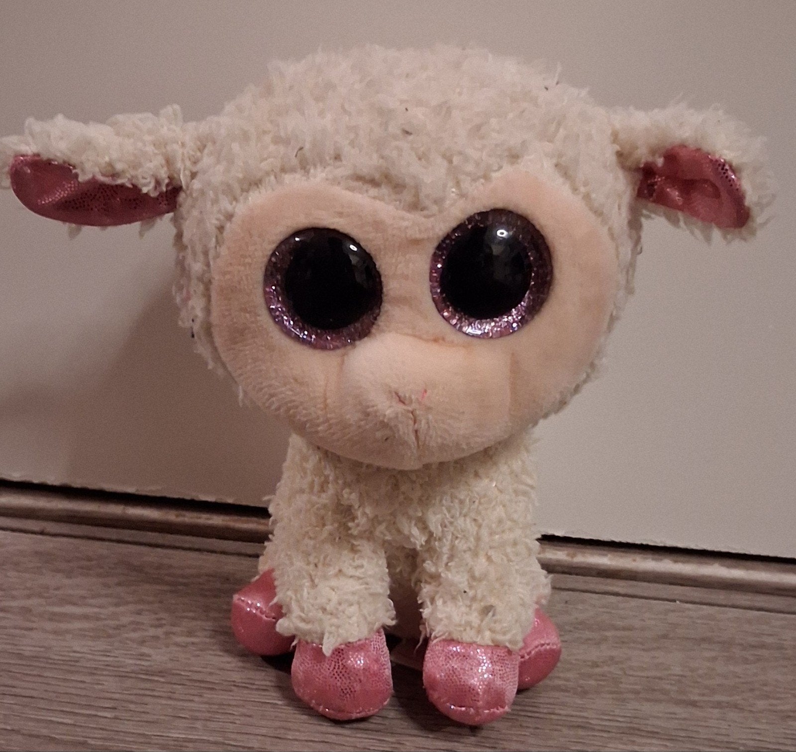ty beanie boo schaap Twinkle 16 cm, Overige karakters, Overige typen, Ophalen of Verzenden, Zo goed als nieuw