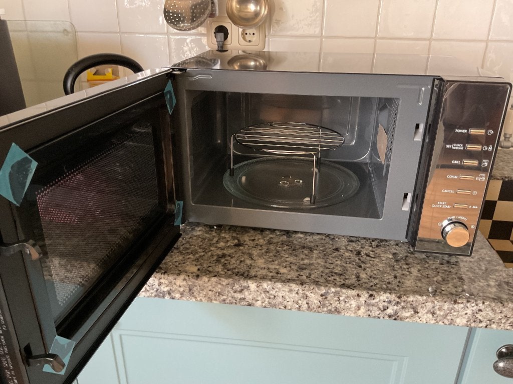 Microwave met grill, Ophalen, Minder dan 45 cm, Magnetron, Vrijstaand