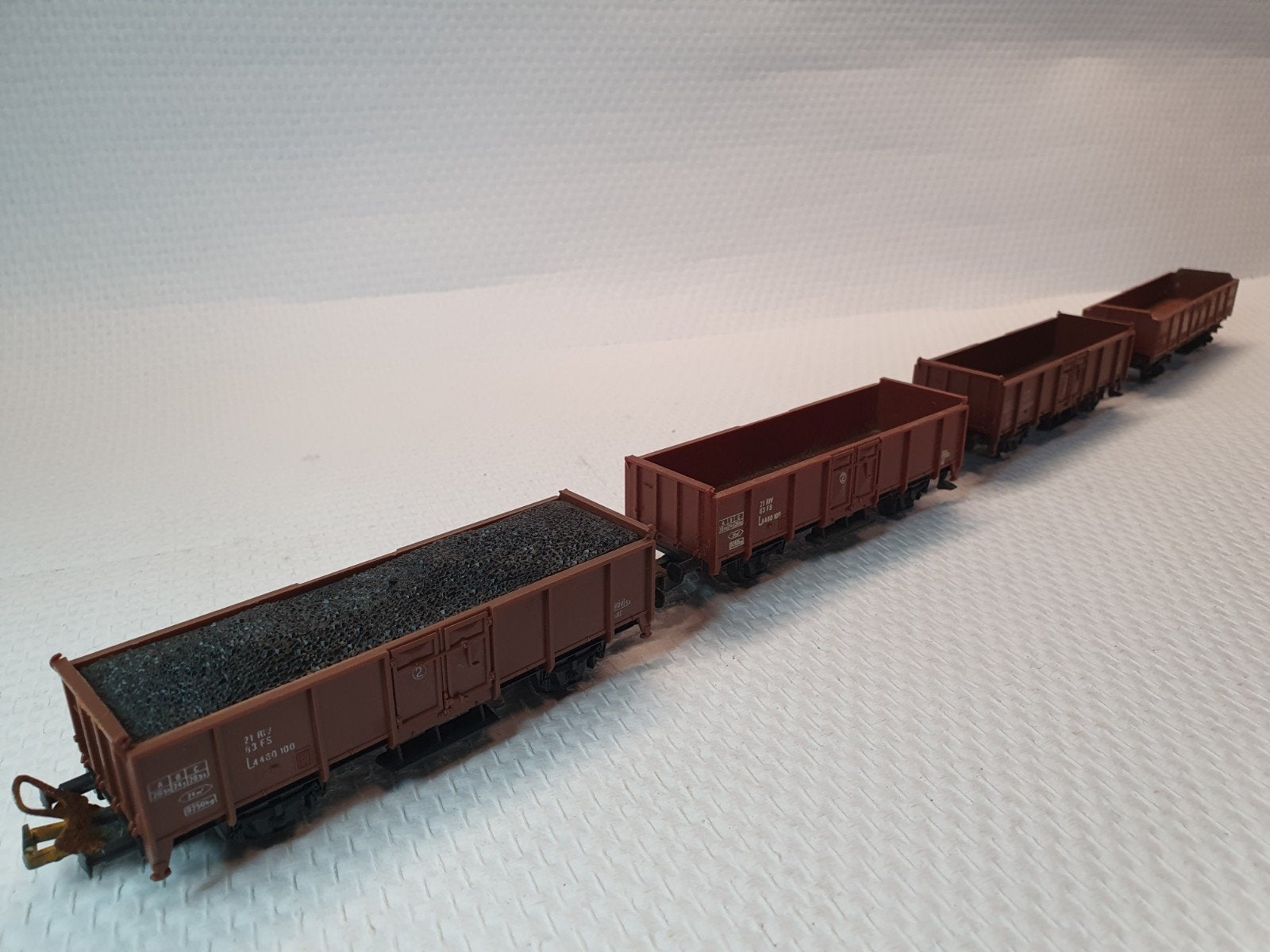 4 Lima HO bakwagens in goede staat, Ophalen of Verzenden, Gebruikt, Wagon, Lima
