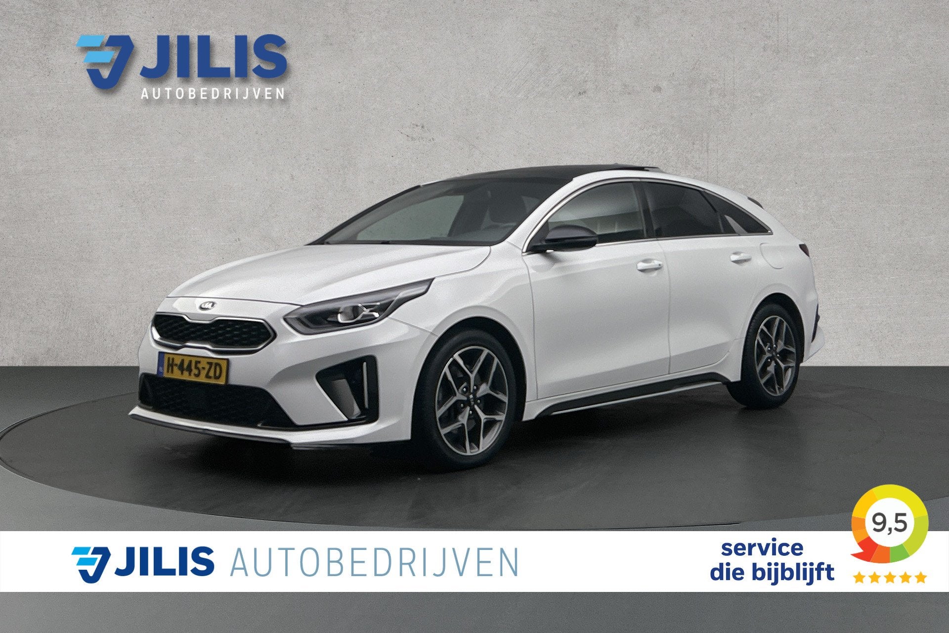 Kia ProCeed 1.4 T-GDI GT-Line | Panoramadak | LED koplampen, 4 cilinders, Met garantie (alle), Leder en Stof, Wit