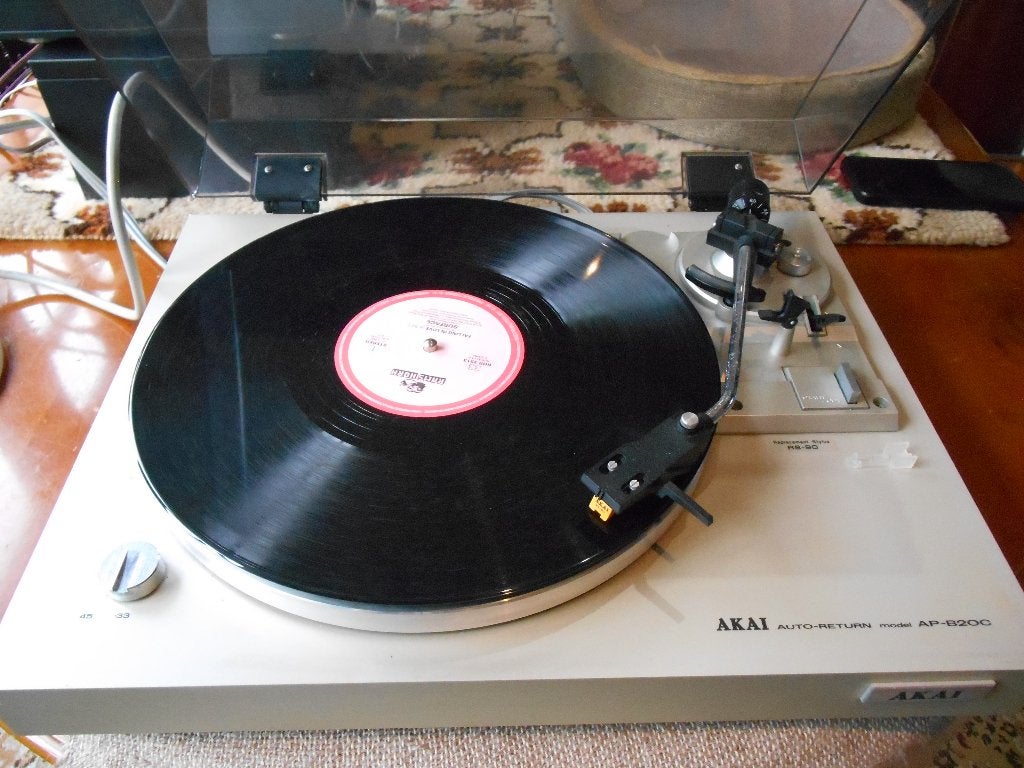 Vintage akai platenspeler, Audio, Tv en Foto, Ophalen, Gebruikt, Akai