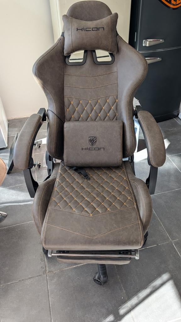 Hicon bureau gaming stoel met massage, Ophalen of Verzenden, Zo goed als nieuw