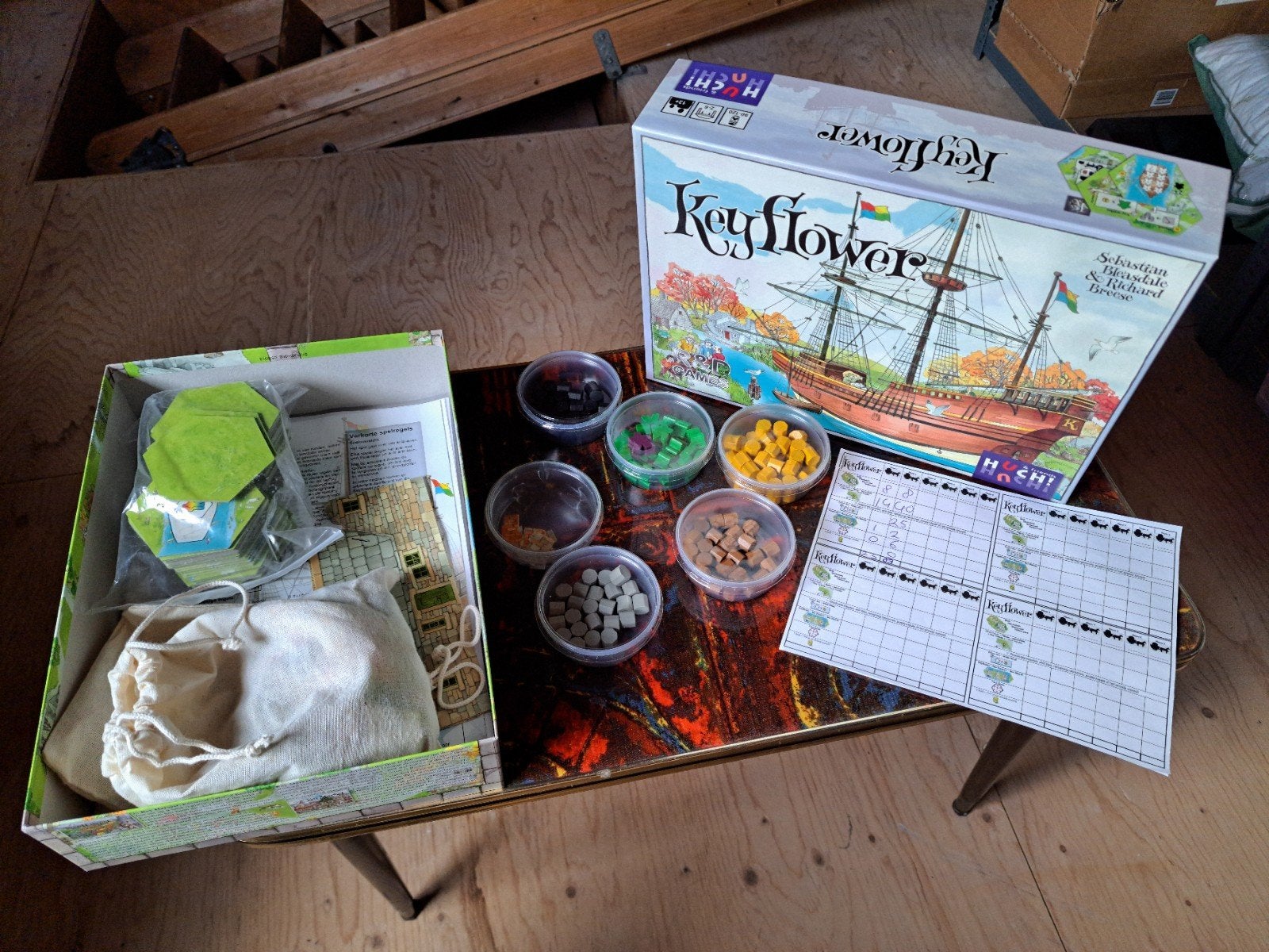 Keyflower Bordspel - Strategisch en Uitdagend, Drie of vier spelers, Ophalen of Verzenden, Zo goed als nieuw, Huch!