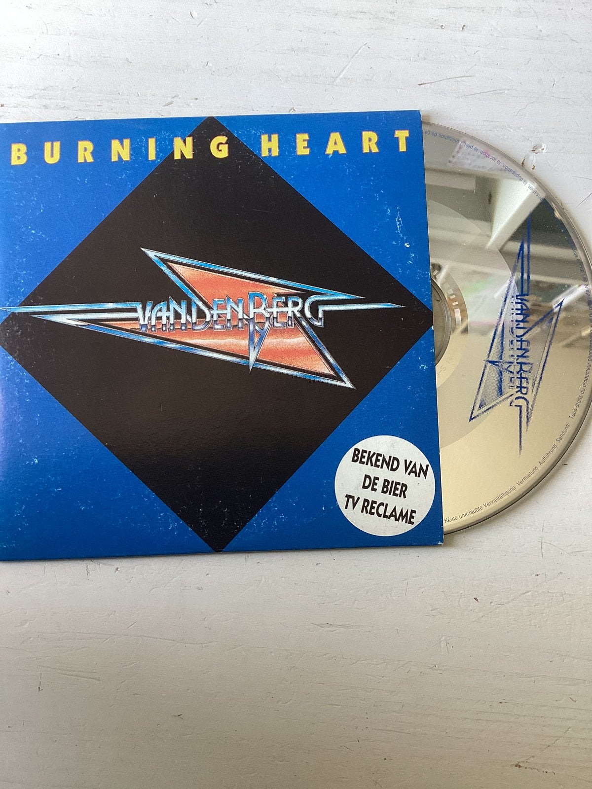 Van Den Berg - Burning Heart, Verzenden, Zo goed als nieuw, Rock en Metal