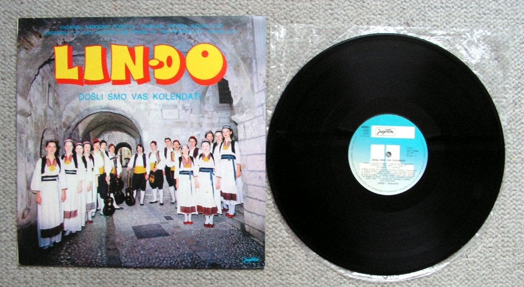 Linđo – Došli Smo Vas Kolendati 12 nrs LP 1982 ZGAN, LP, Ophalen of Verzenden, Zo goed als nieuw, Inclusief binnenhoes