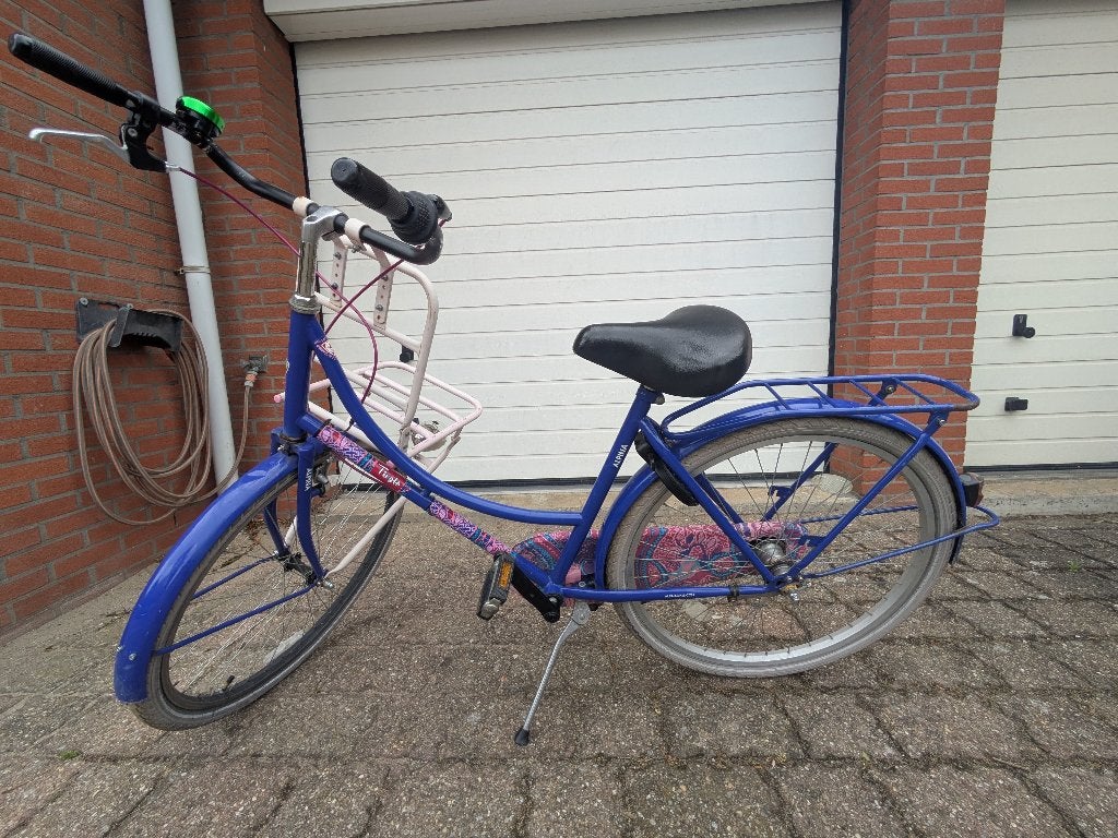 Alpina 26 inch meisjes fiets met voordrager, Gebruikt, Alpina, Versnellingen, Ophalen