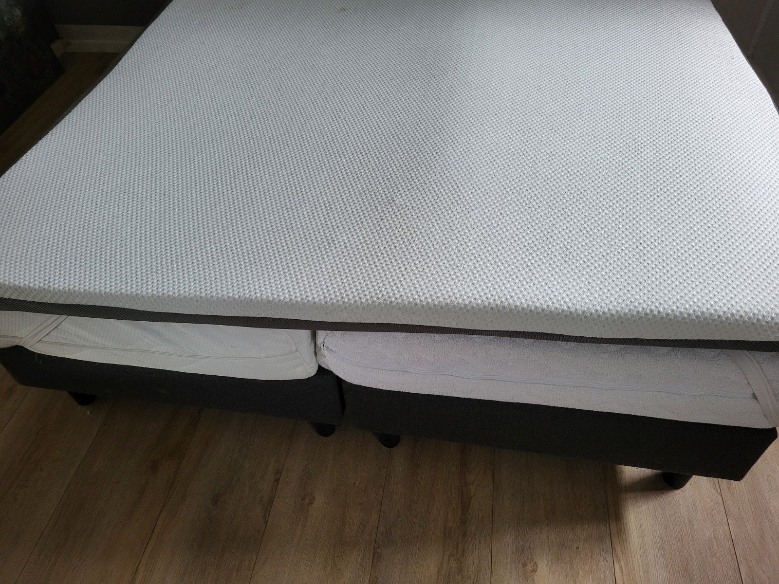 Boxspring 160x200 incl matrassen en topper