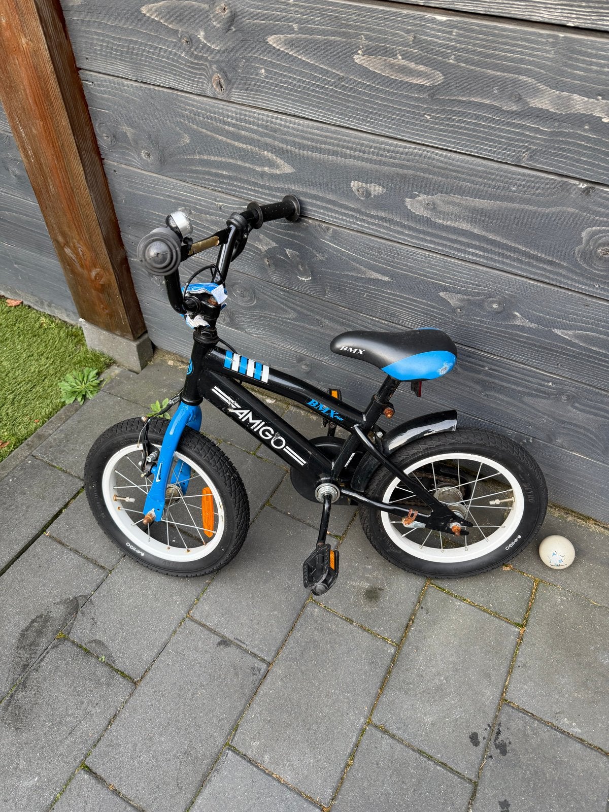 Amigo BMX kinderfiets -, Ophalen of Verzenden, Gebruikt, Velgrem, 16 tot 20 inch
