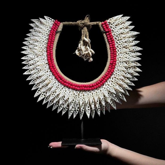 Decoratief ornament  - shell necklace  - Papoea-Nieuw-Guinea, Meerkleurig, Boho, Nieuw, Ophalen of Verzenden
