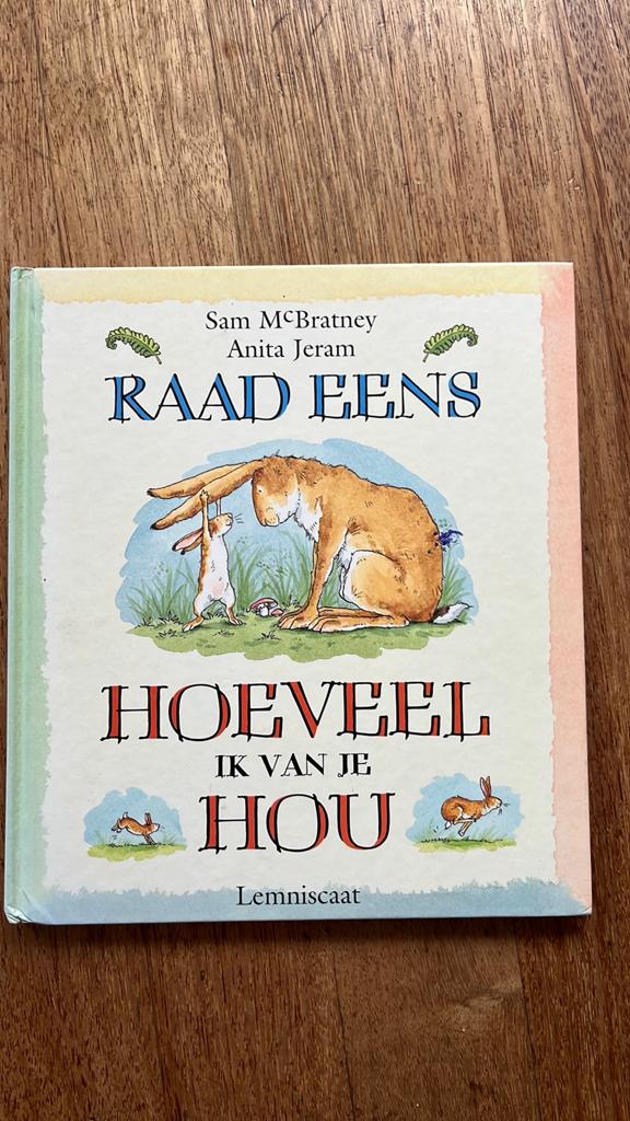 Anita Jeram - Raad eens hoeveel ik van je hou, Ophalen of Verzenden, Zo goed als nieuw, Anita Jeram; Sam McBratney