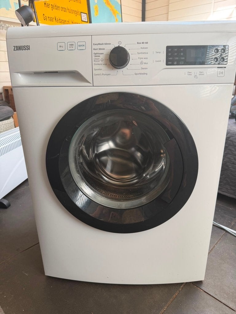 Zanussie PISA wasmachine 8 kg, perfecte staat, Witgoed en Apparatuur, Ophalen, Minder dan 85 cm, Zo goed als nieuw, Voorlader