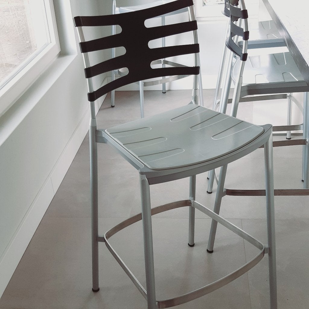 Fritz Hansen Ice barkrukken 4 stuks, Ophalen, Kunststof, Zo goed als nieuw, Vier