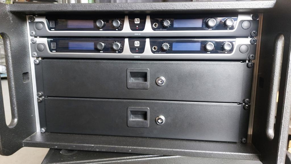 Quad-rack LD Systems U506 Draadloze systemen - met 4 zenders, Ophalen, Zo goed als nieuw, Audio