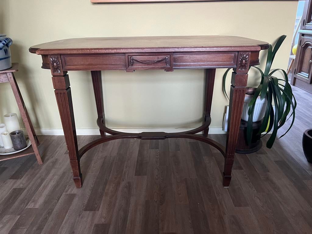 Vintage sidetable / haltafel met antieke uitstraling, Antiek en Kunst, Ophalen