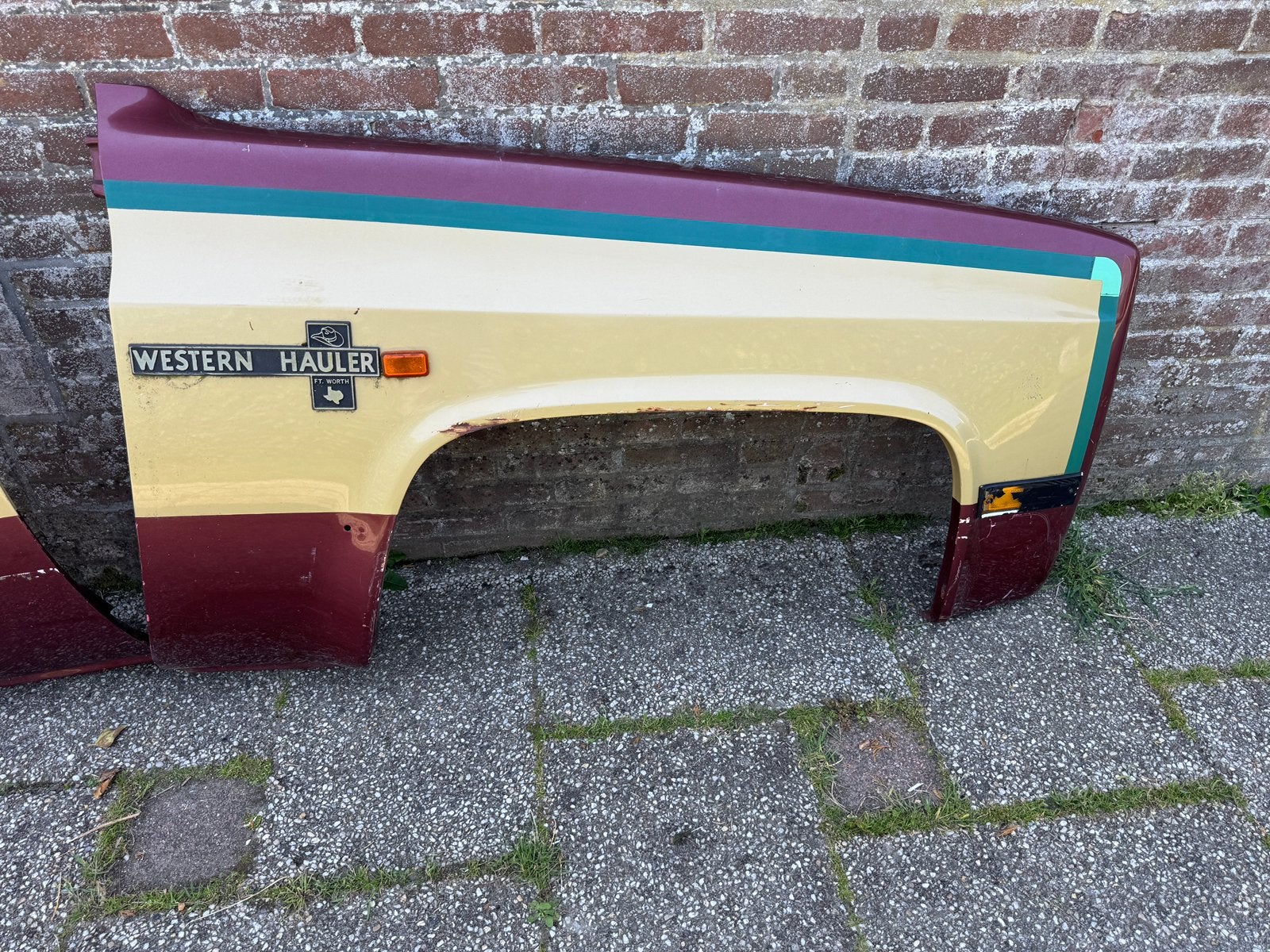 Orgineel rechter voorscherm 81-87 chevrolet, Ophalen, Voor, Chevrolet, Spatbord