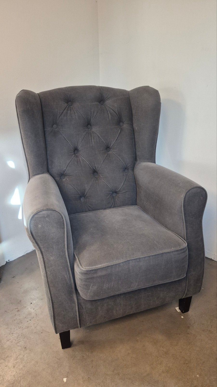 Landelijke fauteuil, Ophalen, 75 tot 100 cm, 75 tot 100 cm, Stof