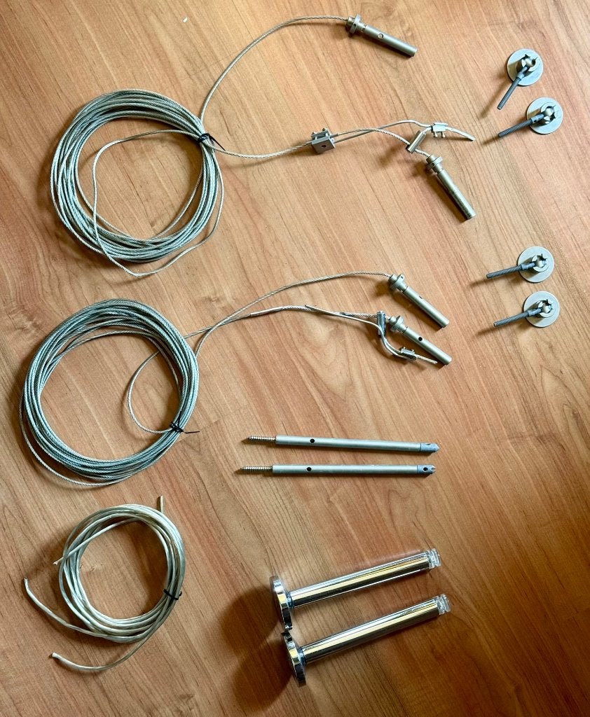 Ingo Maurer verlichtingssysteem BaKaRú / YaYaHo, Ophalen, Lamp, Meerkleurig, Overige materialen