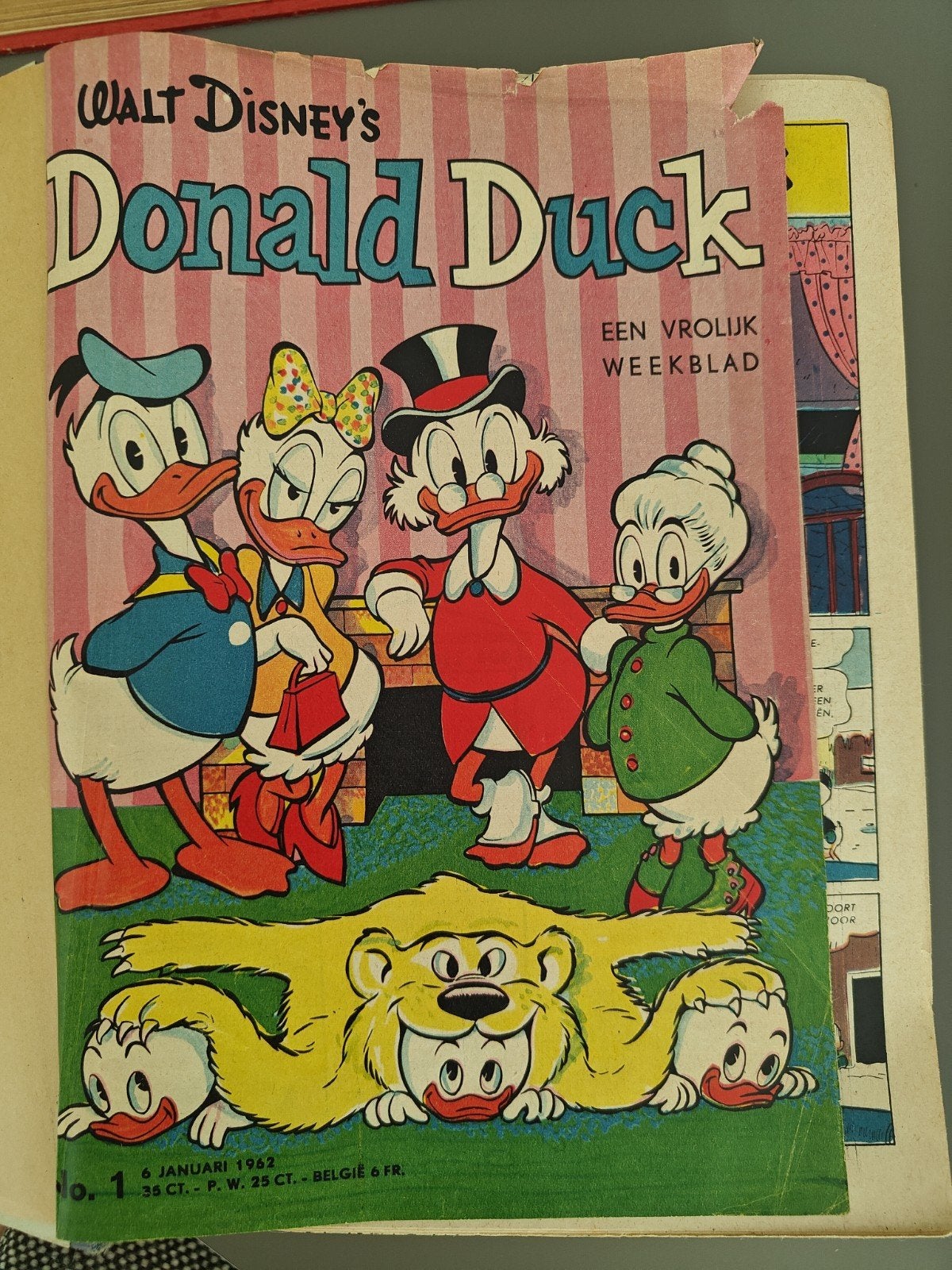 Donald Duck Weekblad - Jaargang 1962 ingebonden, Meerdere stripboeken, Ophalen of Verzenden, Gelezen, Walt Disney