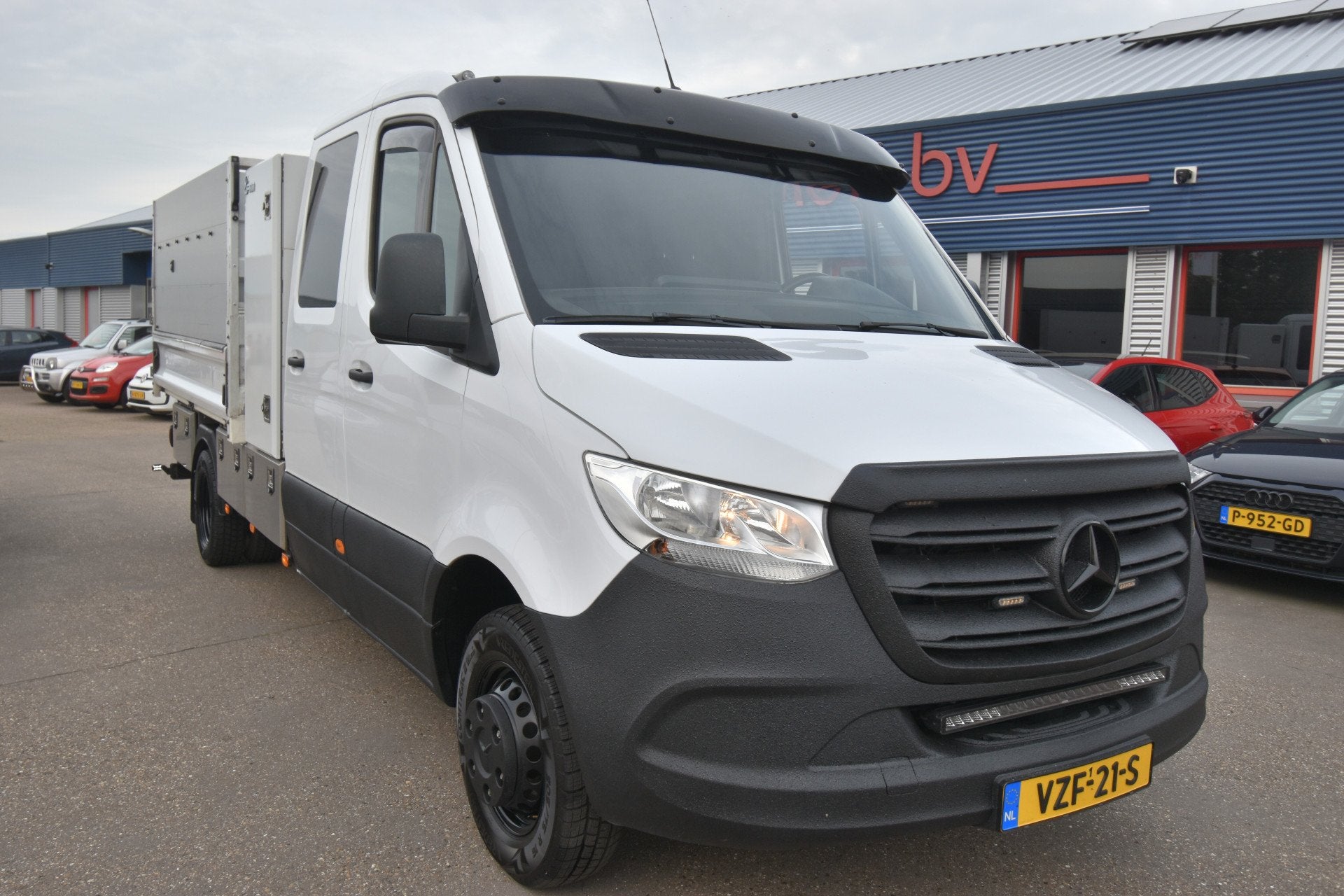 Mercedes-Benz Sprinter 314 2.2 CDI L3 DC EURO VI-D , KIPPER, Automaat, Verwarmde buitenspiegels, Gebruikt, Wit