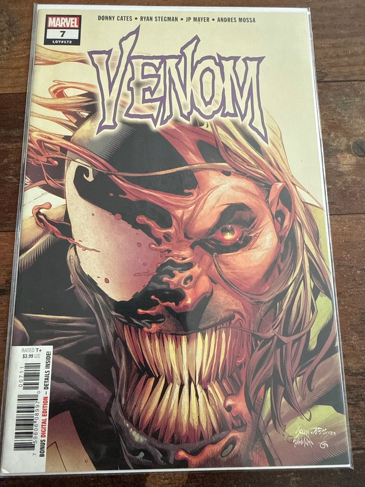 Venom #7 Marvel Comic - Donny Cates, Ryan Stegman, Boeken, Strips | Comics, Eén comic, Ophalen of Verzenden, Nieuw, Amerika
