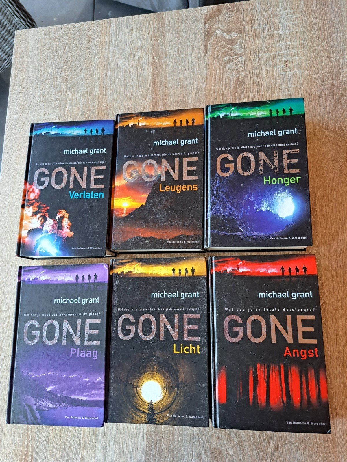Michael Grant - GONE serie (6 boeken), Ophalen of Verzenden, Gelezen, Michael Grant