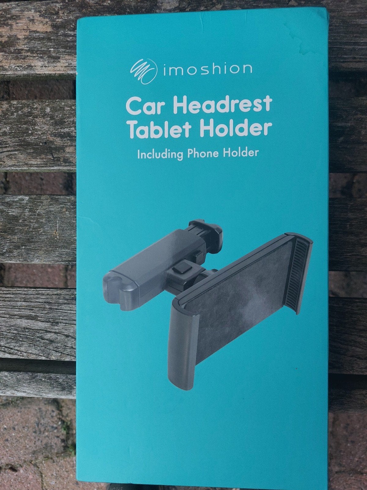 imoshion Tablethouder auto - Verstelbaar - Hoofdsteun - Zwar, Ophalen of Verzenden, Nieuw, Auto
