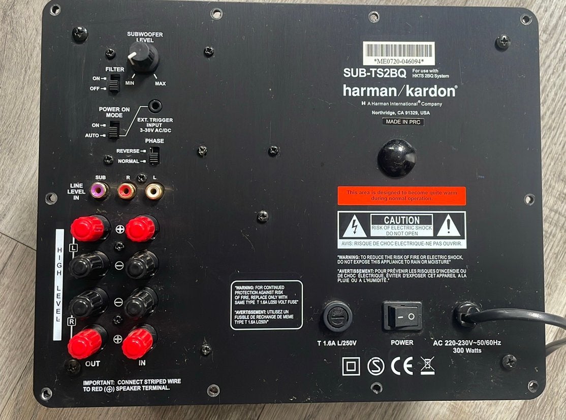 Subwoofer unit Harman kardon TS11 / TS2BQ