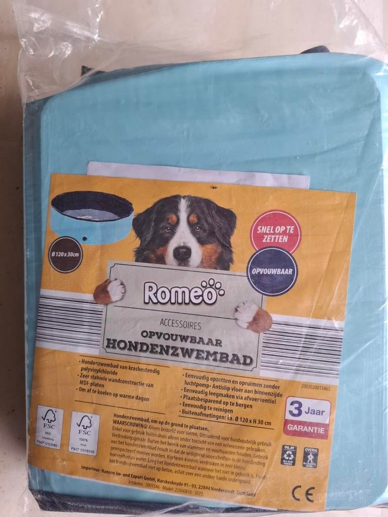 Nieuw honden zwembad nu of nooit!, Ophalen of Verzenden, Hond