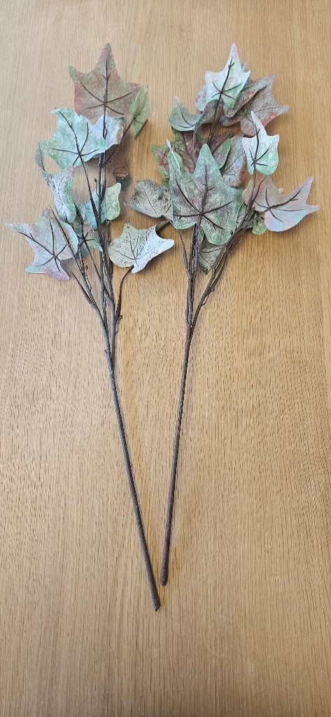 Set van 2 kunsttak klimop / hedera – decoratie herfstkleuren, Ophalen, Gebruikt