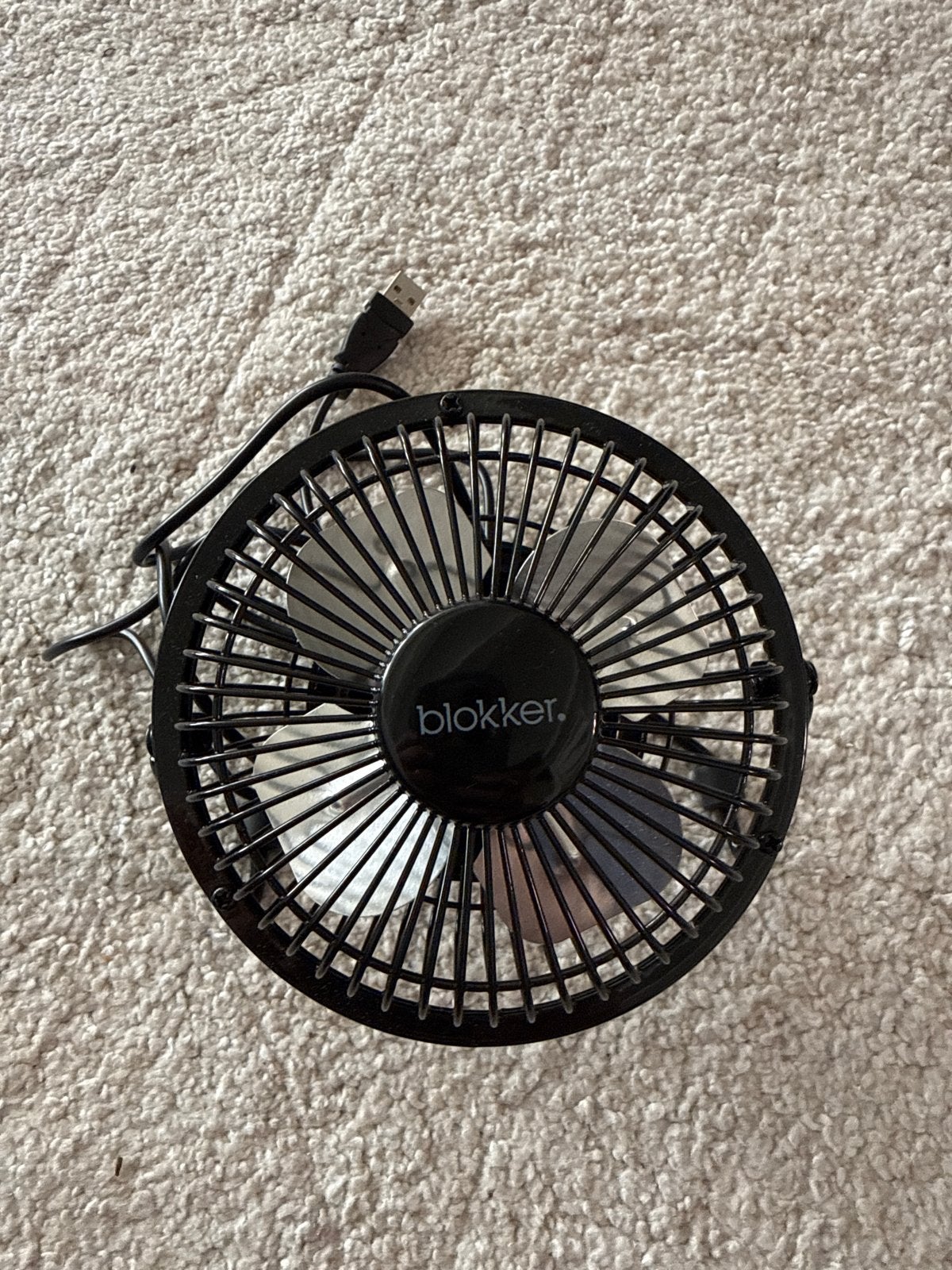 Blokker USB Tafelventilator - Compact en Krachtig, Ophalen of Verzenden, Gebruikt, Tafelventilator
