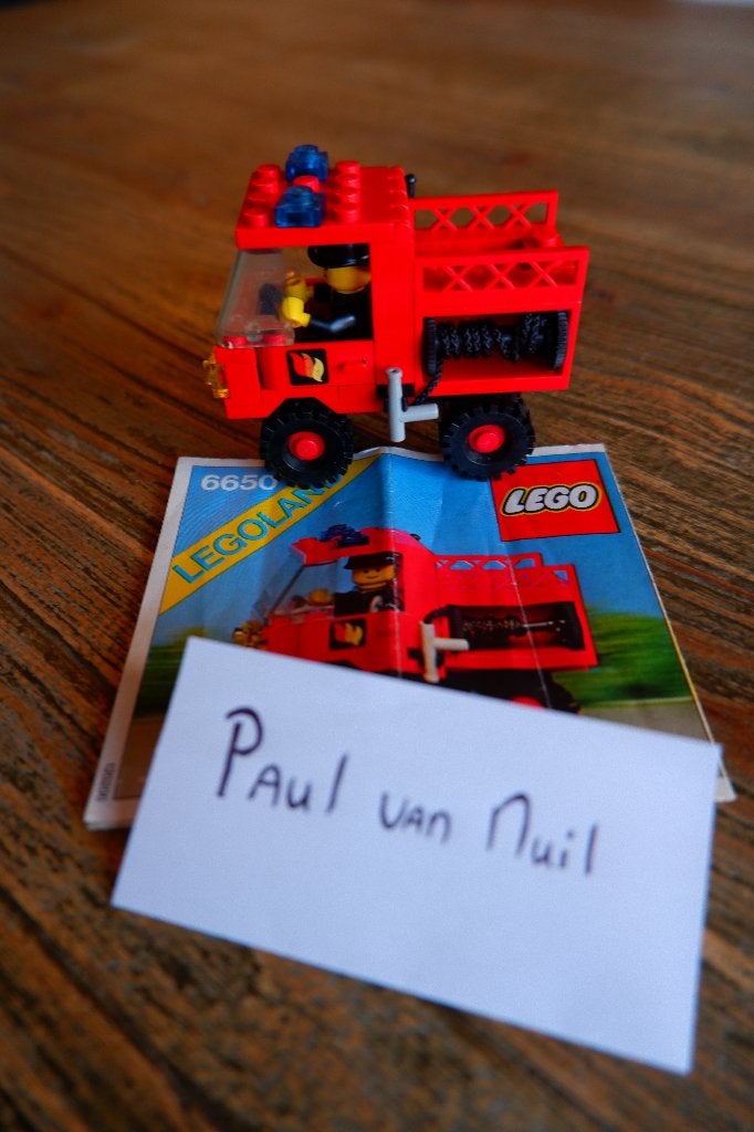 Lego 6650 fire and rescue van, Kinderen en Baby's, Lego, Ophalen of Verzenden, Inclusief instructies, Complete set