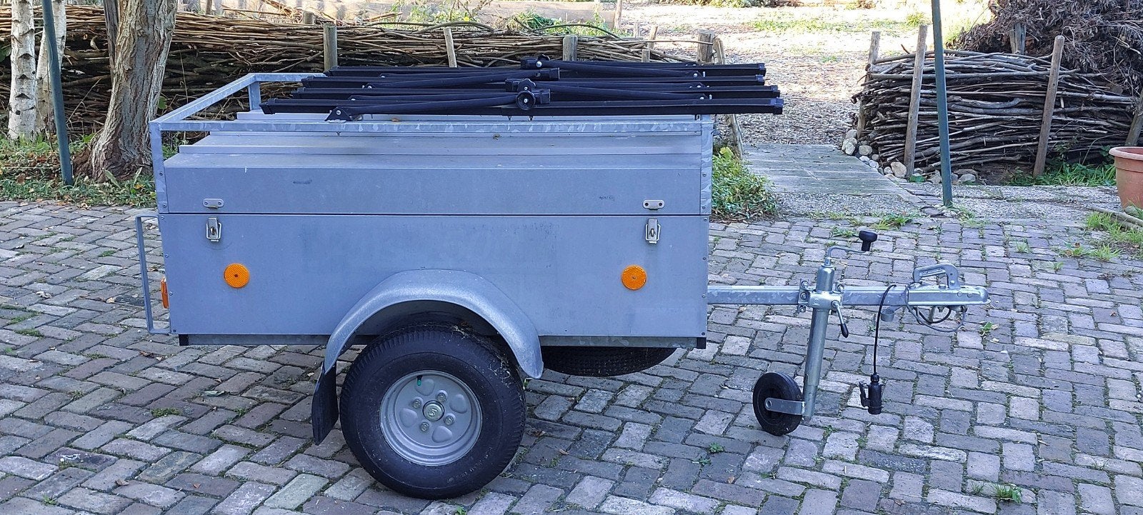 Aanhanger Ansa500 met fietsendrager, Ophalen, Gebruikt