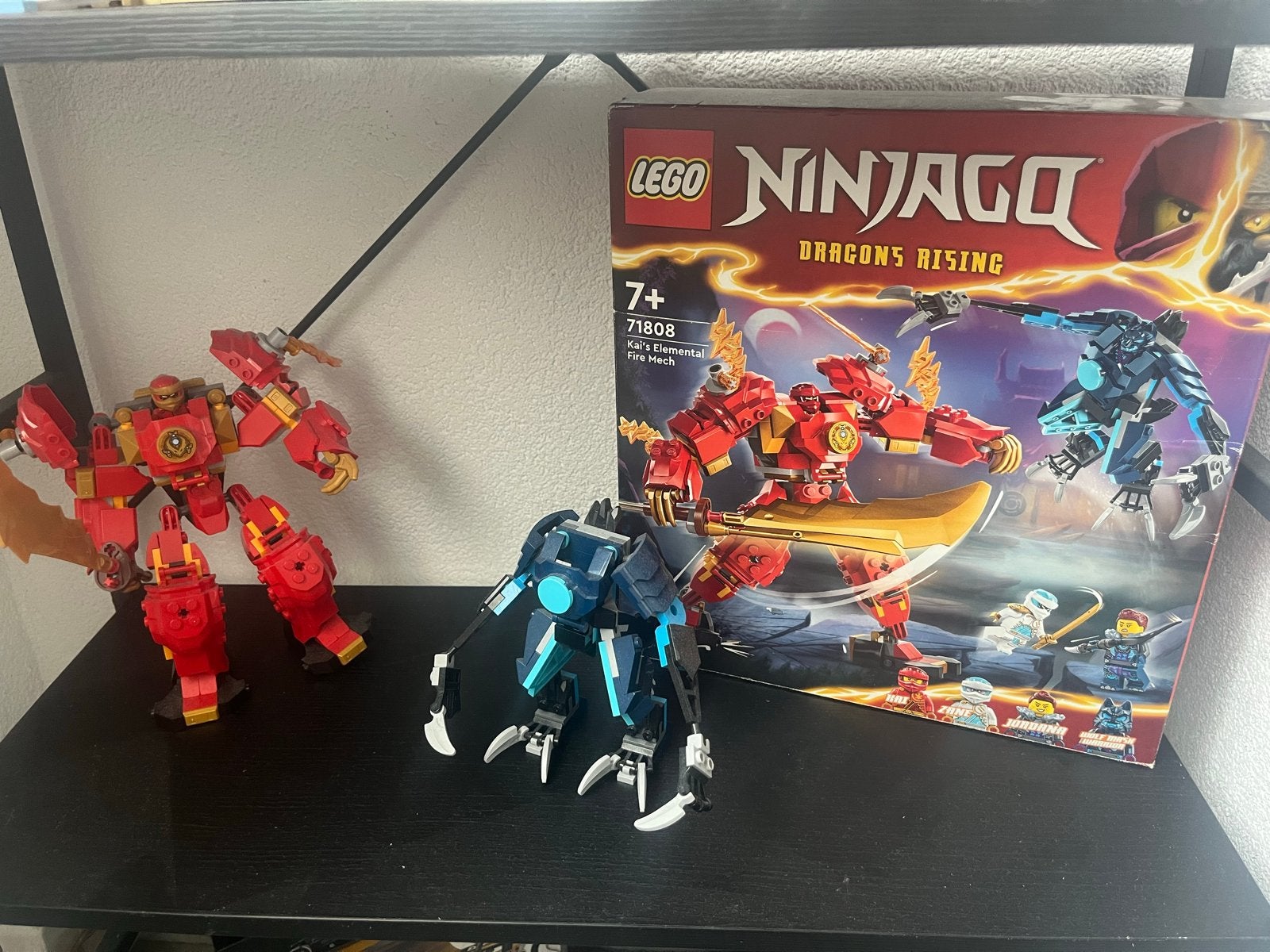 LEGO Ninjago 71808 Kai's Elementaire Vuurmecha, Verzenden, Lego, Zo goed als nieuw, Compleet