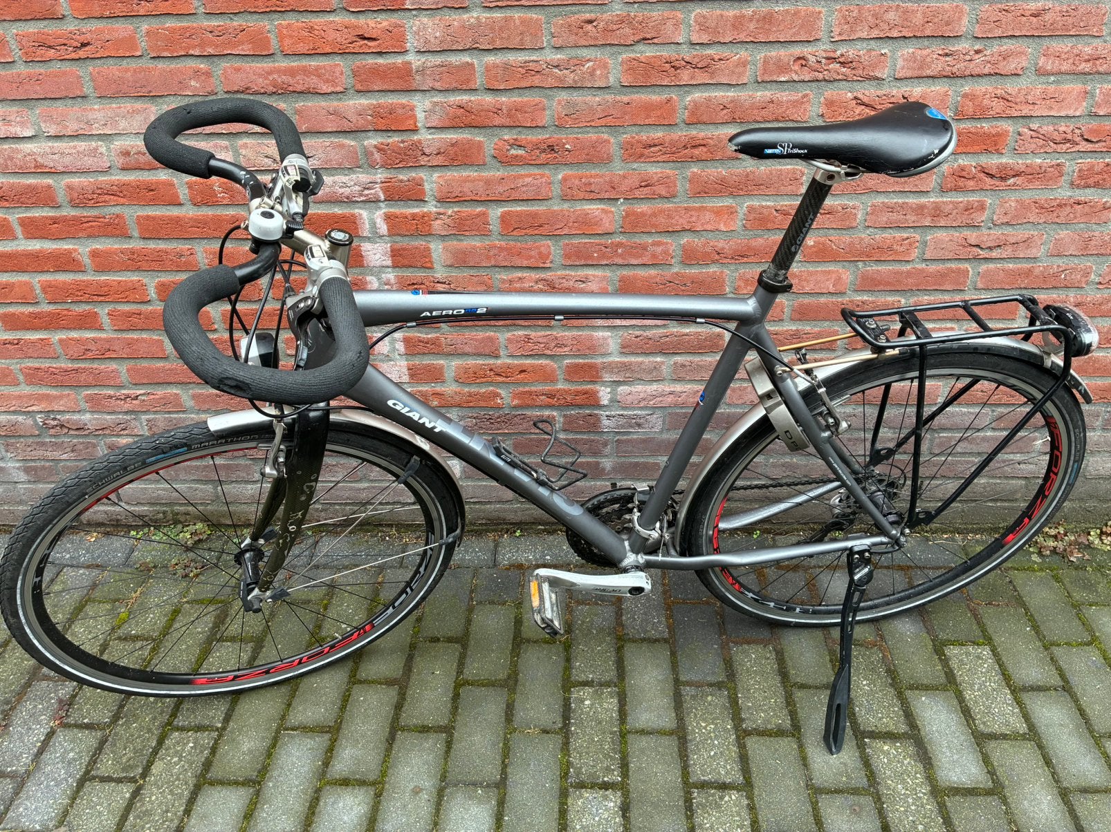 Giant Aero RS2 herenfiets hybride (race/tour), Fietsen en Brommers, Ophalen, 28 inch, Gebruikt, Velgrem