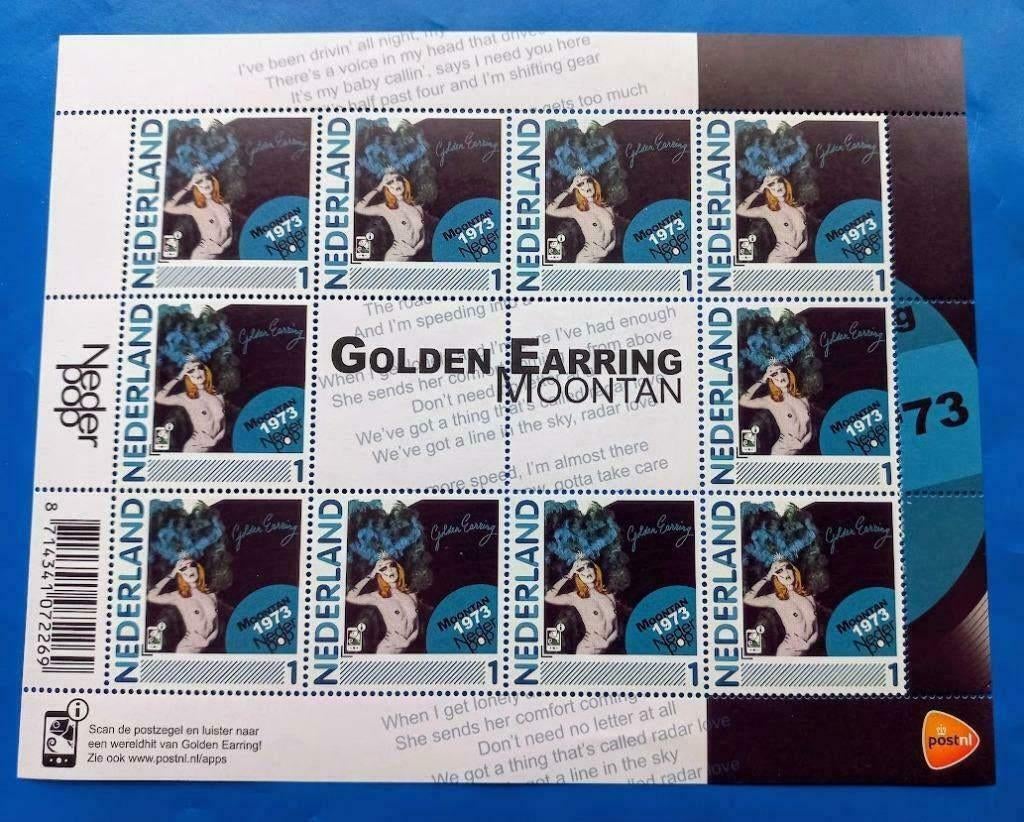 NVPH 2791c 2791-Ab-1 2011 Nederpop - Golden Earring, Postzegels en Munten, Verzenden, Na 1940, Postfris