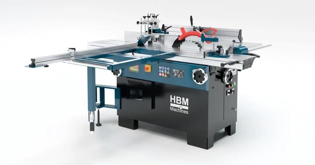 HBM 5 in 1 houtbewerkingsmachine 12 inch, Ophalen, 70 mm of meer, Overige typen, Zo goed als nieuw