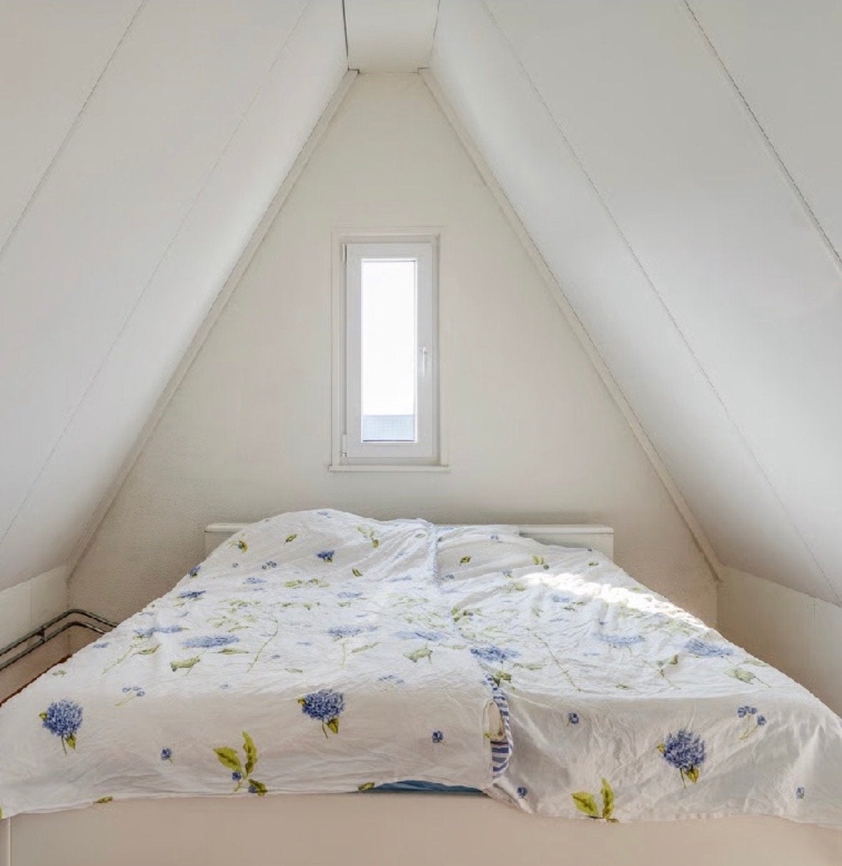 Comfortabel tweepersoonsbed van Auping, Ophalen, Gebruikt, Wit, Tweepersoons