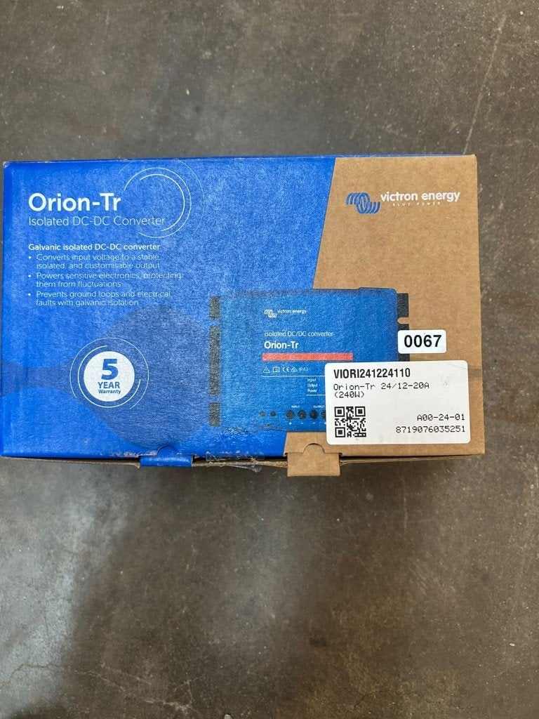0067 - Victron Orion-Tr 24/12-20A (240W) Omvormer, Ophalen of Verzenden, Zo goed als nieuw
