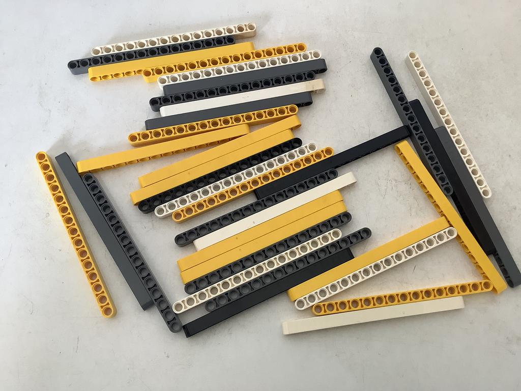 Lego technic hefarm 1x15 dik, Ophalen of Verzenden, Gebruikt, Losse stenen, Lego