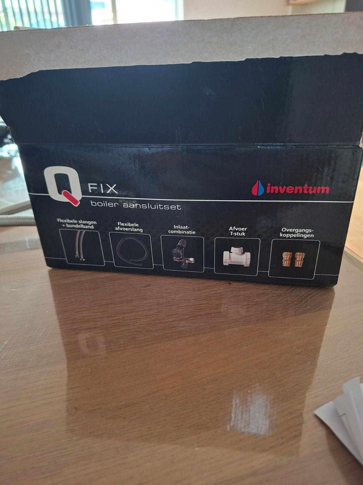 Inventum Q-Fix boiler aansluitset - Nieuw, Ophalen of Verzenden, Nieuw, Onderdeel