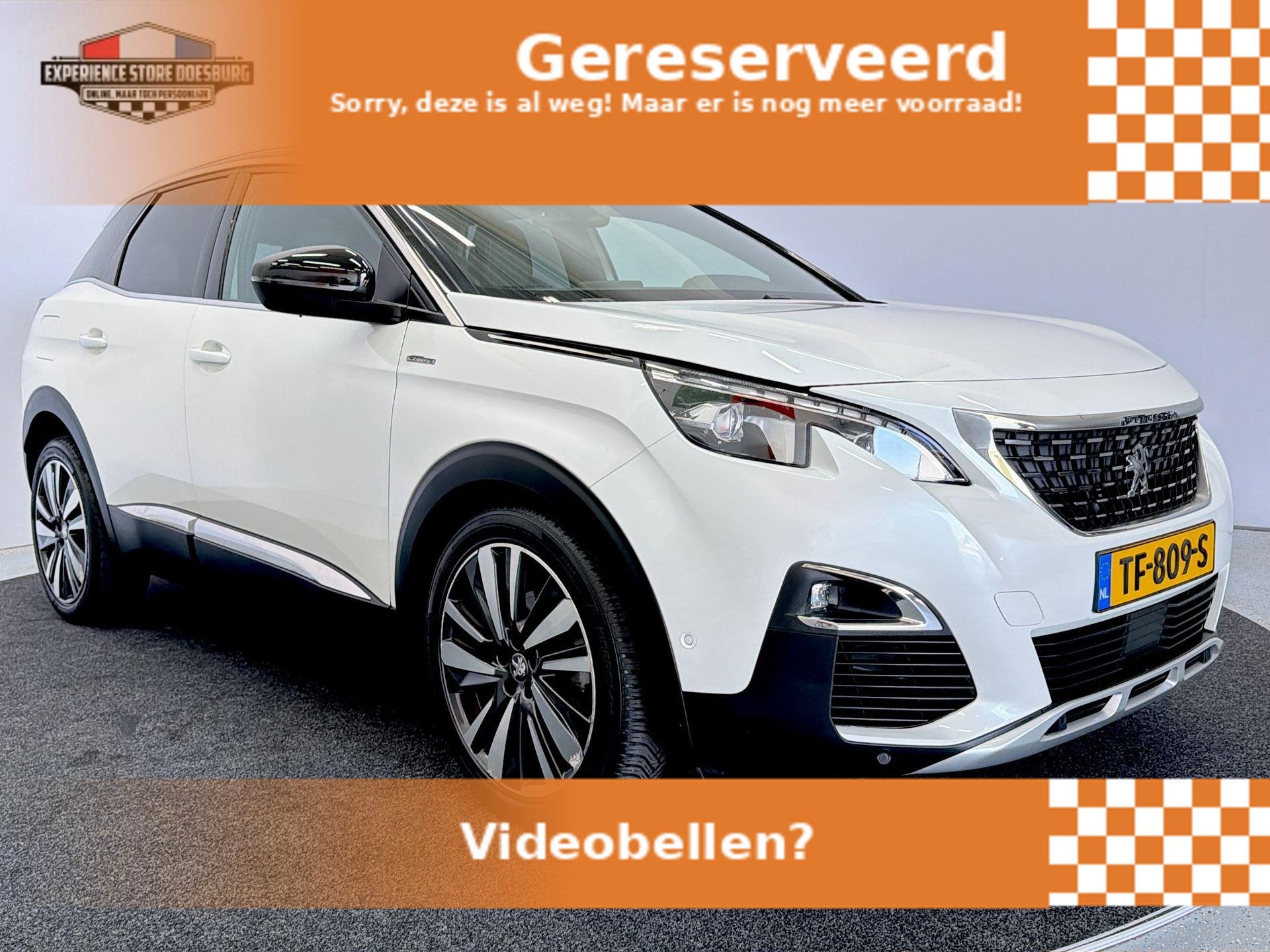 Peugeot 3008 1.6 e-THP GT Line - Franse flair met sportief k, Auto's, Euro 6, 4 cilinders, Met garantie (alle), Leder en Stof