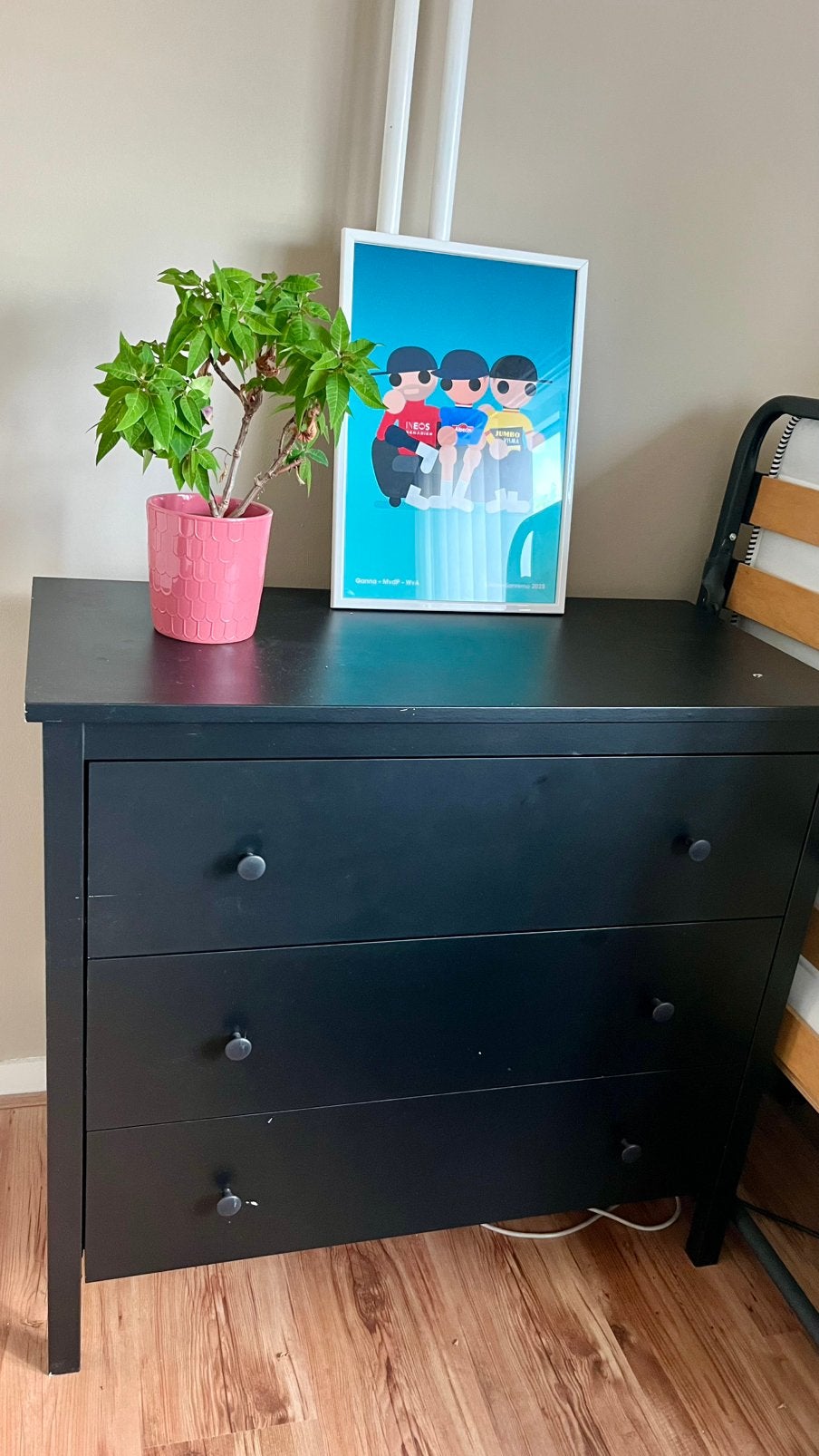 Hemnes drawer cabinet, Ophalen, Gebruikt, 100 tot 150 cm, 3 of 4 laden