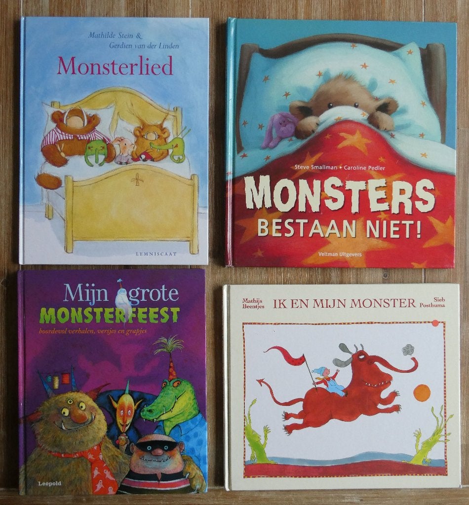 Boeken over monsters en griezels oa Het Monsterlied, Boeken, Fictie algemeen, Jongen of Meisje, Diverse auteurs, Ophalen of Verzenden