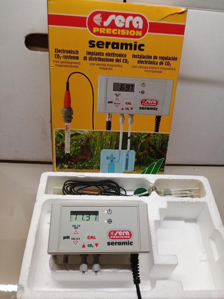 Co2 controller van Sera met nwe electrode, Dieren en Toebehoren, Vissen | Aquaria en Toebehoren, Ophalen, Zo goed als nieuw