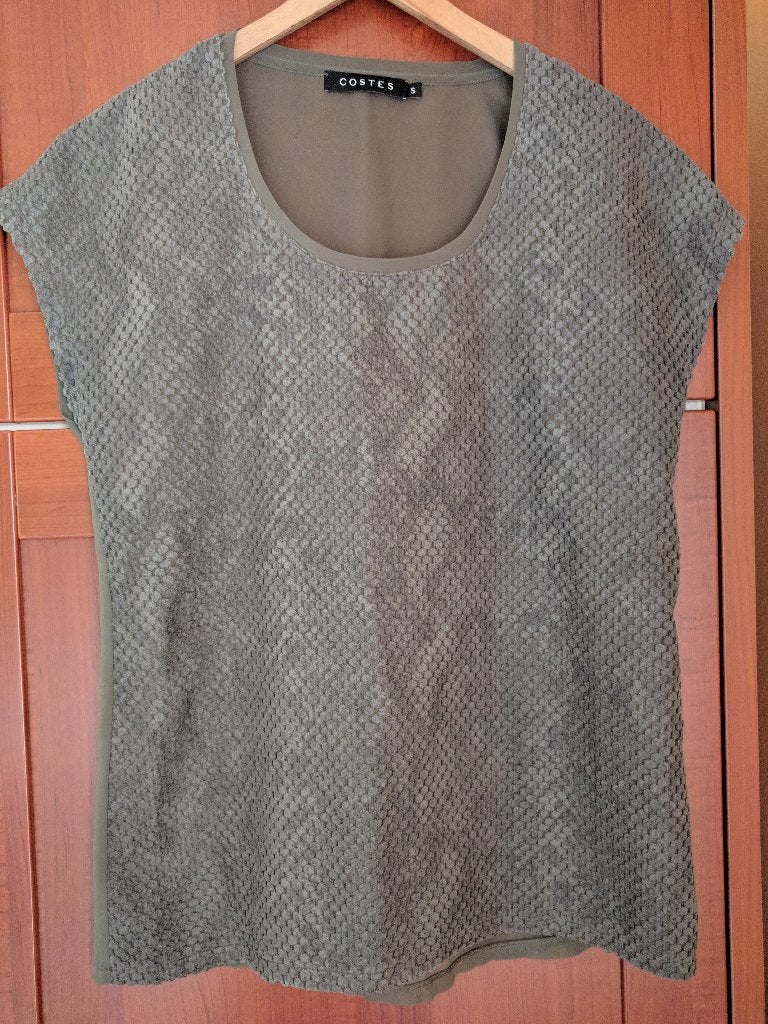 Top Costes, maat S, Ophalen of Verzenden, Costes, Gedragen, Groen