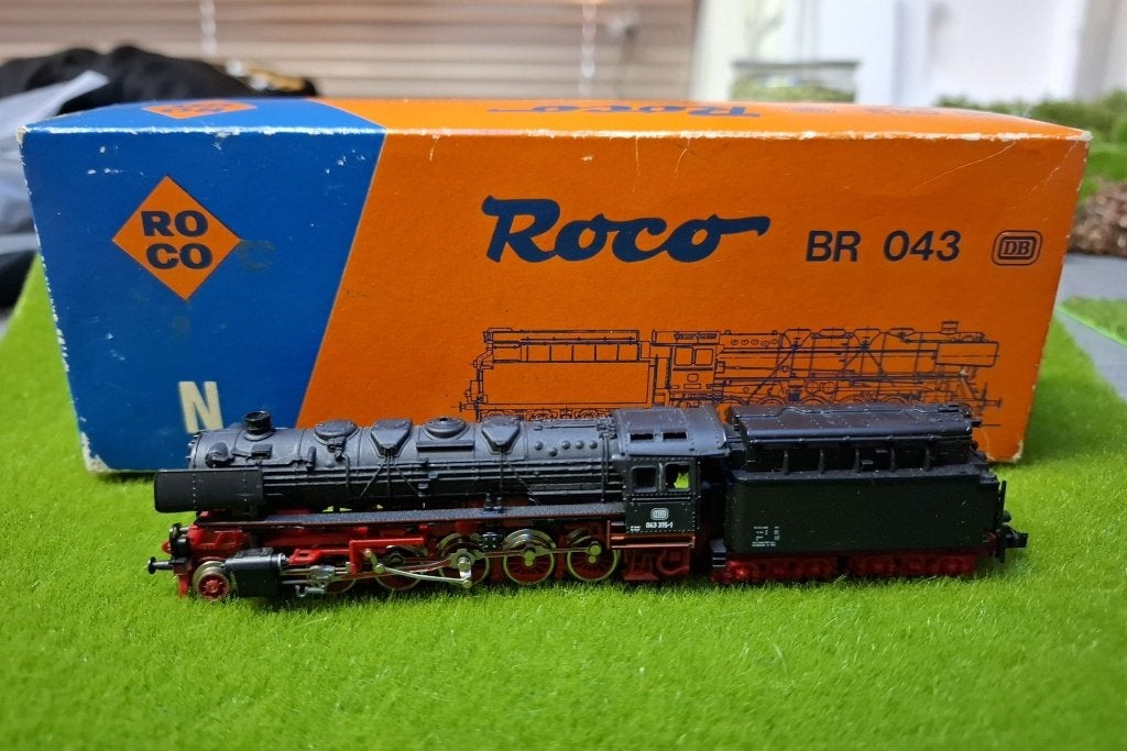 Roco br-043 stoomloc, Hobby en Vrije tijd, Modeltreinen | N-Spoor, Ophalen of Verzenden, Zo goed als nieuw, Roco, Analoog
