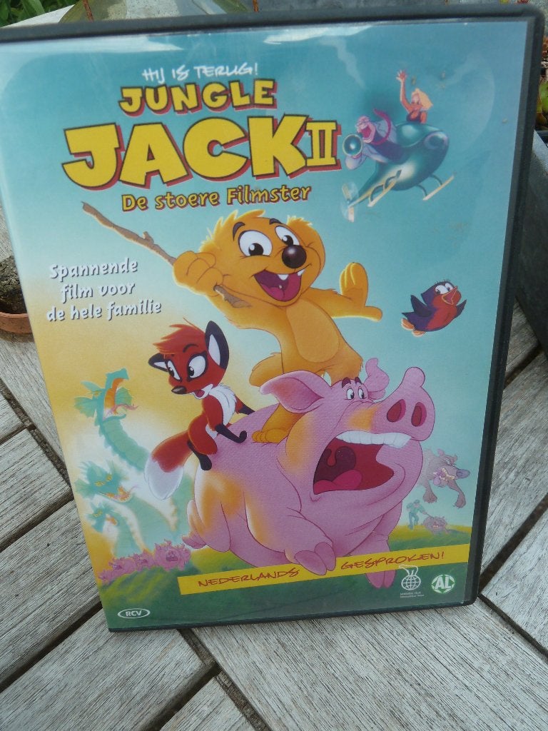 Jungle Jack II - De stoere filmster - dvd, Cd's en Dvd's, Alle leeftijden, Ophalen of Verzenden, Zo goed als nieuw, Amerikaans