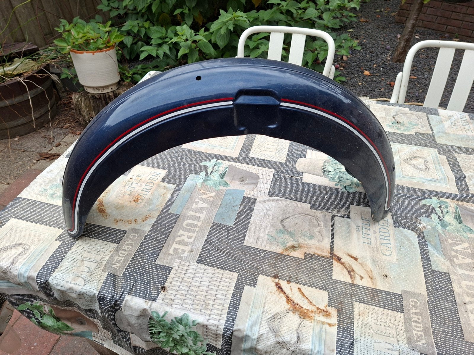 BMW voorspatbord oudmodel, Motoren, Ophalen of Verzenden, Gebruikt