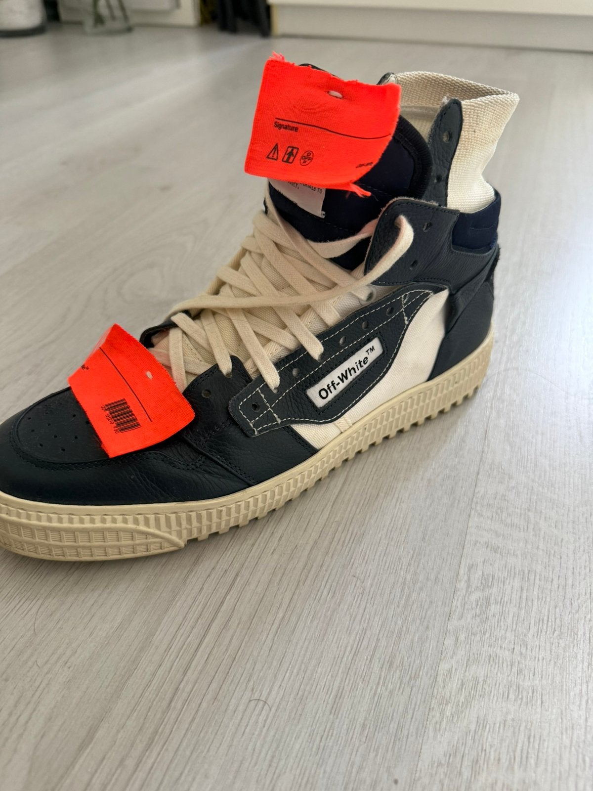 Off-White 3.0 Off-Court High Top SS18 – maat 41, Zwart, Ophalen of Verzenden, Sneakers of Gympen, Gedragen